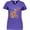 Purple, variant on Inktastic Acoustic Guitar with Colorful Flowers Women's V-Neck T-Shirt