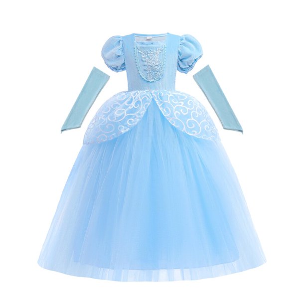 Disney niños niña Rapunzel princesa vestido niños Cenicienta Ariel carnaval Cosplay disfraz fiesta de cumpleaños traje ropa 9-10T (etiqueta 150) Gao Jinjia LED