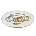 thumbnail image 3 of Plato de Cerámica Ideen Calabazas "Happy Thanksgiving" 32 cm, 3 of 4