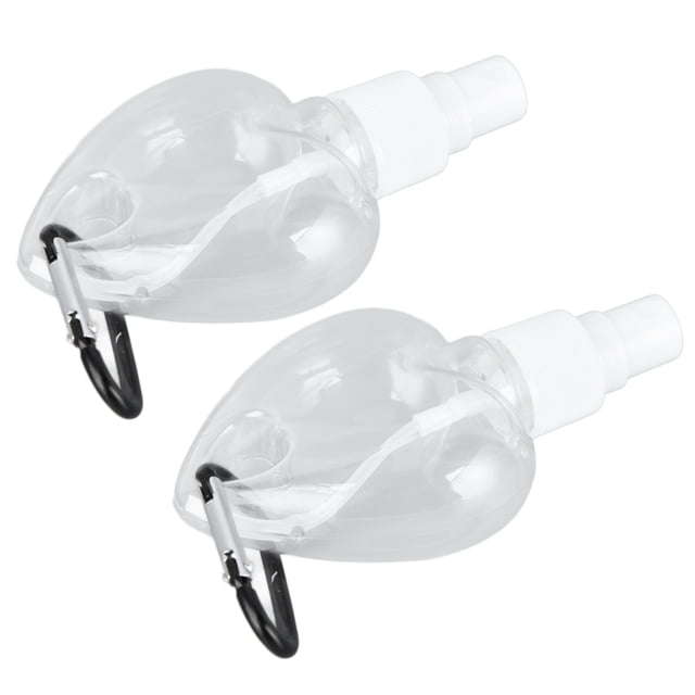 2 Pcs Desinfectante Para Manos Con Clip, Recipiente Recargable Portátil Ampliamente Utilizado Para Jabón De Jabón Para Lavabas