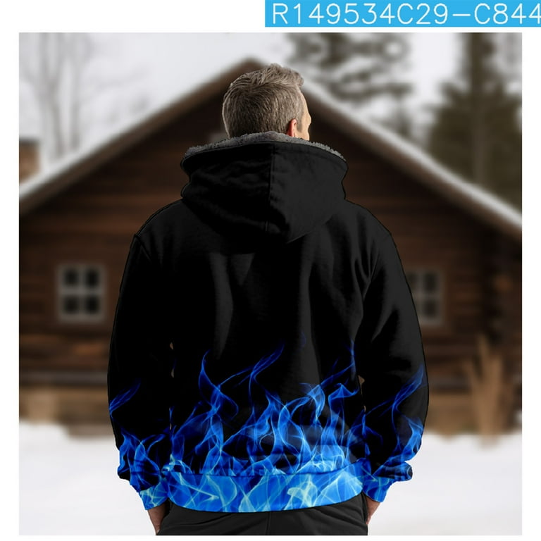 Men's new balance sherpa-lined polar fleece hooded jacket outlet