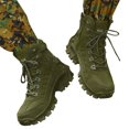 thumbnail image 3 of eileial Waterproof Hunting Boots for Men, Hiking, Climbing, Trekking Lace-up Shoes with Thick Rubber Sole,Green 8.5, 3 of 6