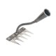 thumbnail image 4 of Rastrillo desmalezador de metal resistente para jardín, herramienta para cultivar, labrar tierra, parterres y jardines. 5 dientes, 4 of 8