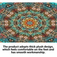 thumbnail image 3 of Round Rugs Vintage Round Rugs Machine Washable Round Rugs Floor Carpet Non-Slip Low Pile Round Rugs for Living Room Bedroom Dining Room Indoor(Large,80 * 80CM), 3 of 6