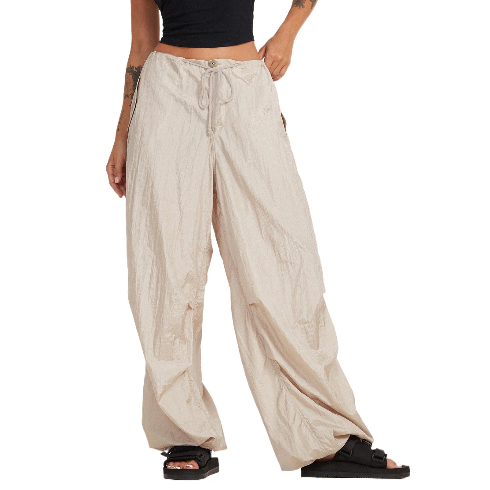 Women Low Waist Baggy Cargo Pants Indie 