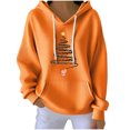 thumbnail image 2 of Uootdi Christmas Sweaters for Women Snowflake Gift Print Knitted Long Sleeve Hooded Sweater Casual LooseCrew Neck Top Pullover Funny Tops, 2 of 5