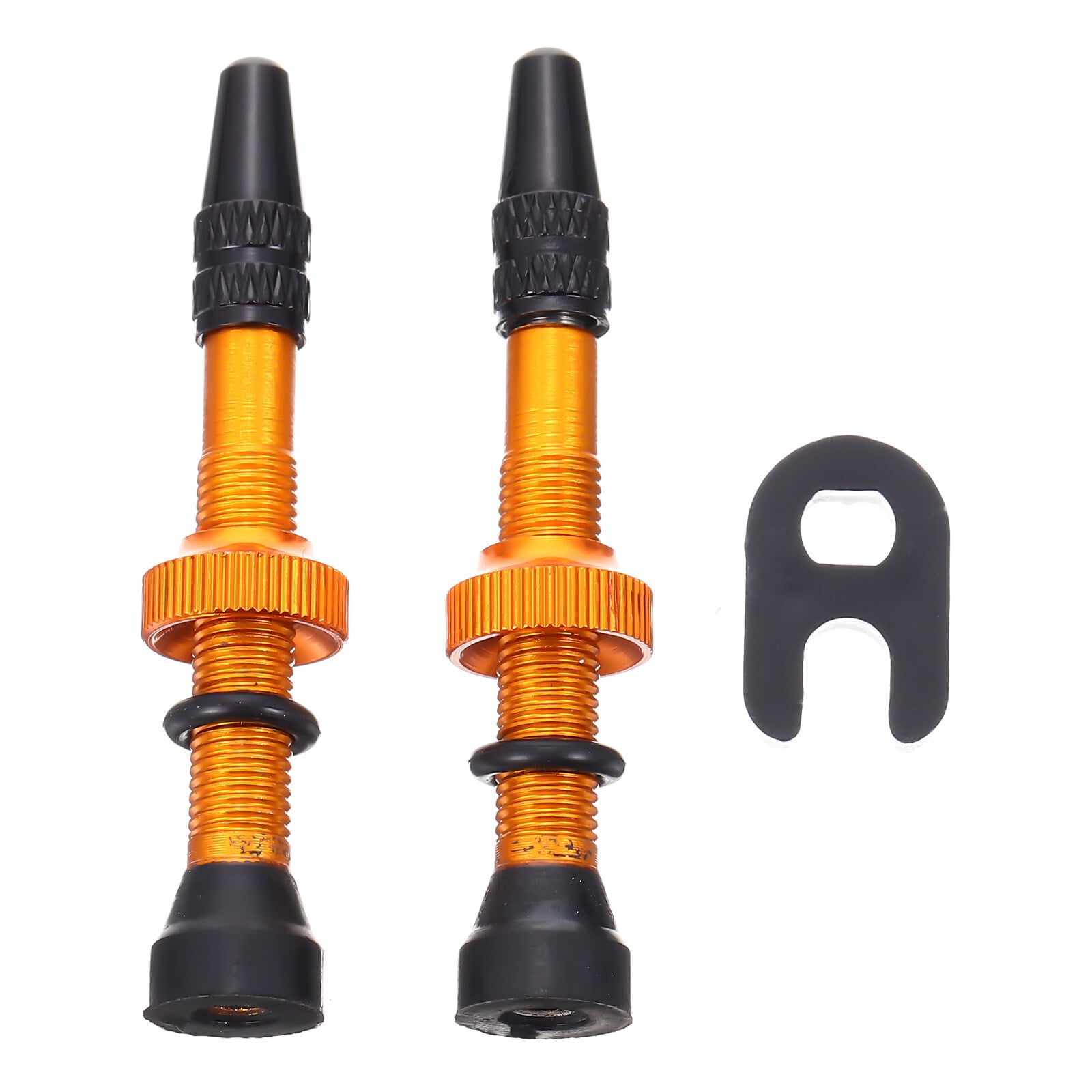 1 Pair Bike Tire Valves Stems Metal Tubeless Valves Stems Bike Tire