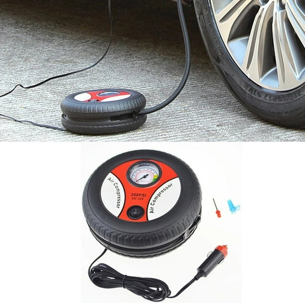 Car Tire Inflation Pump Air Compressor Mini Tire Design 12V Input Voltage  Electric Inflating Machine Suitable For Most Cars 