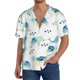 thumbnail image 1 of Fotbe Sea Turtle Camisa Estampada de Manga Corta para Hombre, Casual de Verano, Estilo Playero, Sin Arrugas-Large, 1 of 5