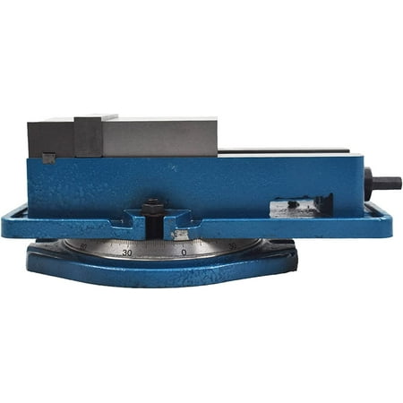 

EPOTOOR Anti-Jaw Lifting Vise with Base - 4 x 4-1/8 Precision Mill Vise with 360° Swivel Base for Milling Shaping Drilling Machines