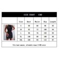 thumbnail image 4 of Vestido corto de verano con escote redondo y hombros descubiertos para mujer, estilo escote colgante, sin tirantes, con lentejuelas, envuelto en la cadera y borlas, para fiesta y cumpleaños, 4 of 5