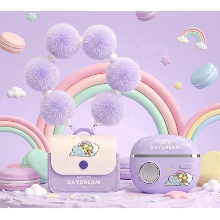 EMIE & Minions J08 Wireless Earphone Gift Set-Purple