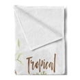 thumbnail image 2 of Sloth Soft Flannel Fleece Throw Blanket, Mother and Baby Animals Family Happiness Watercolor Boho Tropical Elements, Cozy Plush for Indoor and Outdoor Use, 50" x 60", Pale Brown Green, by Ambesonne, 2 of 5