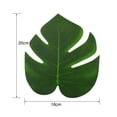 thumbnail image 6 of LABSERRON 12Pcs Artificial Tropical Palm Leaves Green Silk Cloth Decoration For Jungle Themed Events, 6 of 8