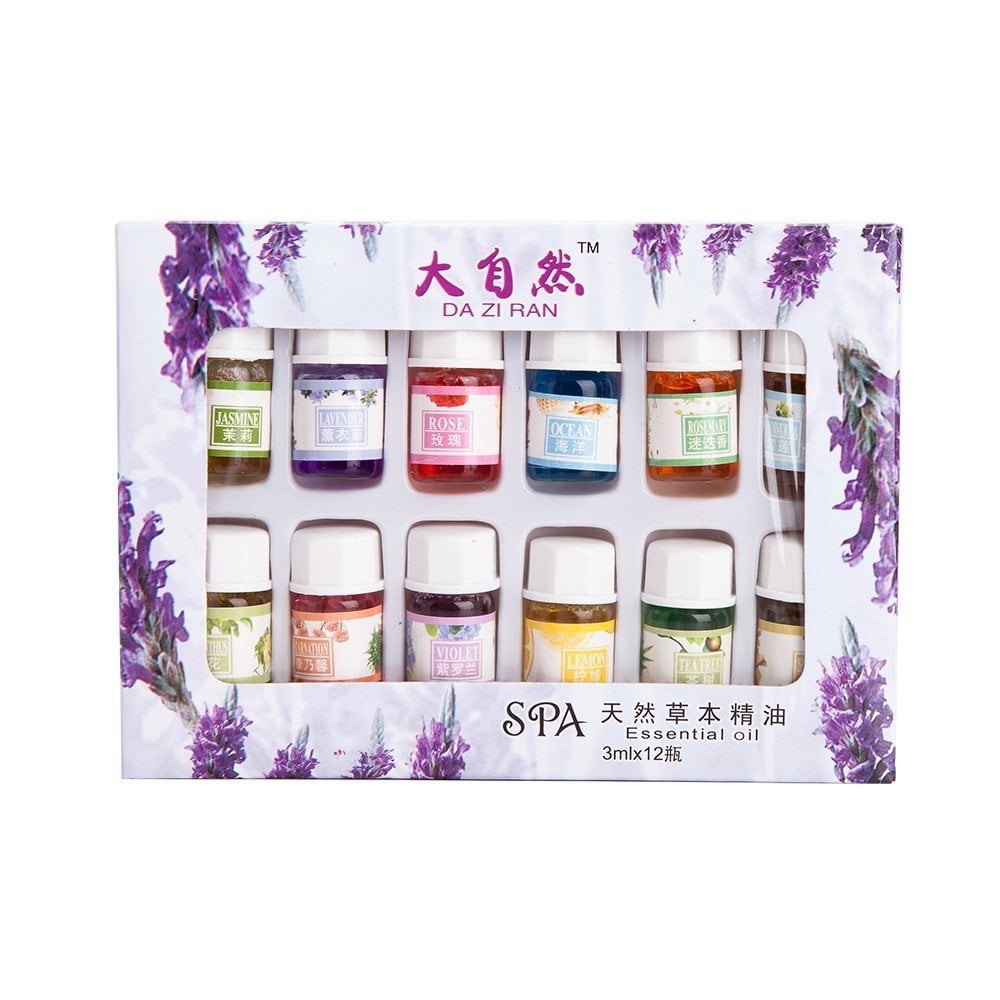 A Pack Of 12 Fragrance Oil Aromatic Perfume Oils in 12 Various Scents