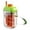 Orange, variant on Ice Cube Bottle , little ice maker, 2 in 1 Zero Touch Ice Cube Mold Cup with Lid and Bin, Ideal For Home, Outdoor Picnics, And Travel(Green)
