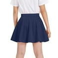 thumbnail image 6 of OGLCCG Girls Sport Skirts High Waist Flowy Butterfly Athletic Uniform Mini Skorts Kids Solid Color A Line Pleated Tennis Golf Skirts 3-13 Years, 6 of 8