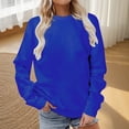 thumbnail image 2 of POROPL Women's Plus Size Sweatshirts,Crewneck Sweatshirts Casual Long Sleeve Pullover Tops,Size S-5X, 2 of 6