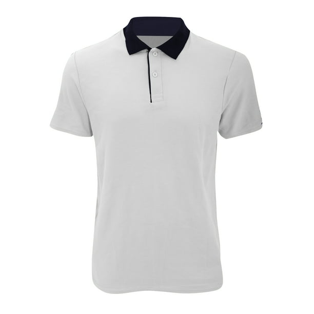 Anvil Mens Fashion Double Pique Plain Polo Shirt 210 GSM Walmart