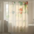 thumbnail image 7 of REGALWOVEN Cute Print Shower Curtain Sets, Waterproof Fabric Bath Curtain with 12 Hooks, Fresh Pastoral Style for Bathroom Decor Green Leaves 71"W x 71"L, 7 of 7