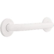 1-1/4 in. x 12 in. Concealed Screw Grab Bar in White