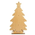 thumbnail image 4 of Kurt Adler Battery-Operated Light-Up LED Wooden Christmas Tree with Village, 23.5in, 4 of 4