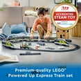thumbnail image 4 of LEGO City Express Passenger Train Set, 60337 Remote Controlled Toy, Gifts for Kids, Boys & Girls with Working Headlights, 2 Coaches and 24 Track Pieces, 4 of 8