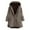 Gray, variant on yillto Fleece Coat for Women Plus Size Sherpa Lined Oversized Jacket Hoodie Thick Warm Fall Winter Clothes