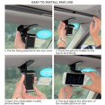 thumbnail image 3 of serony Universal Safe Sun Visor Car Phone Holder Car Navigation Holder Clip Install On Mirror Handle For Mobile Phonev, 3 of 6