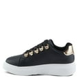thumbnail image 2 of Patrizia Leontine Women’s Faux Leather Jeweled Fashion Sneakers with Crystal Eyelets, 2 of 8