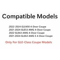 thumbnail image 3 of Tempered Privacy Driver Left Side Rear Door Window Door Glass Compatible With Mercedes Benz GLE-Class GLE450 GLE53AMG GLE63AMG 4-Door Coupe 2021-2024 Models, 3 of 6