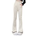 thumbnail image 4 of Generic Kids Skinny High-Waist Bell Bottom Jeans Girls Elasticated Waist Flared Pants Tollder Girl High Elastic Waist Flare Leg Pants Casual Long Bell Bottom Trousers, 4 of 8
