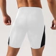 thumbnail image 5 of Mifsaly Mens Compression Biker Shorts High Waisted Stretch Workout Shorts Breathable Comfy Running Cycling Gym Underwear White,XS, 5 of 5