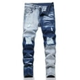 thumbnail image 3 of Afdoent Jeans For Boys Fit Distressed High Street Fashion Casual Long Pants For Kids Comfortable Stretch Denim Trousers Spring Autumn Cute Clothes 6-7 Years, 3 of 9