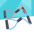 thumbnail image 3 of KAKOWELY 2 Pcs Gym 8 Mots Révélateur de Poitrine Caoutchouc Latex Bandes de Résistance Corde de Traction Exercice Extensible Mise en Forme Yoga Tube,23.62"X3.94"X0.04 Pouces, 3 of 4