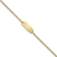 thumbnail image 1 of Beautiful 14k Oval Figaro ID Bracelet, 1 of 2