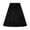 Black, variant on Womens Summer Mini Half-Slip Skirts Stretchy Sheer Lace Wrap Fold Over Black Skirt OS