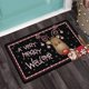 thumbnail image 2 of Felpudo navideño, decoración del hogar de retazos, felpudos antideslizantes, alfombra de entrada interior, alfombra personalizada, 2 of 4