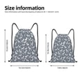 thumbnail image 2 of Bingfone Poodle Dog Drawstrings Backpacks Bags for Men Women Gym Drawstrings Bag-Medium, 2 of 6