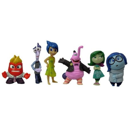 Disney/Pixar Inside Out 6 Piece Figure Set - Disgust, Fear, Sadness, Joy, Anger and Bing Bong