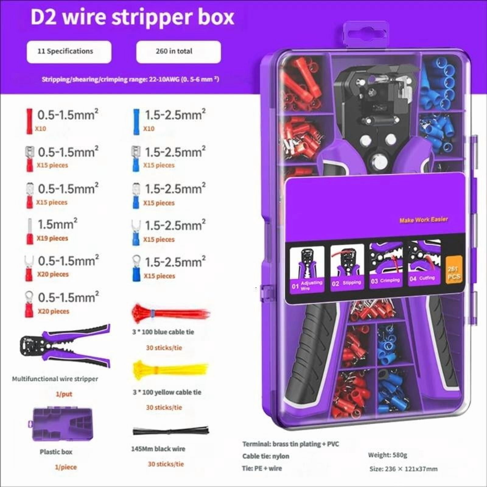 CEORPER MultiFunction Electric Wire Stripper Cutter Crimper Tool For DIY Projects