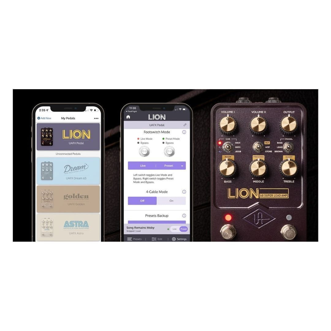 Universal Audio Lion '68 Super Lead Amp Emulator Pedal
