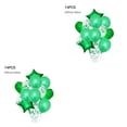 thumbnail image 1 of Yuarrent 14 unidades/juego de globos de fiesta, vacaciones, bodas, fiestas de cumpleaños, globos decorativos de papel de aluminio, verde verde 2piezas Yuarrent CBP140044, 1 of 6