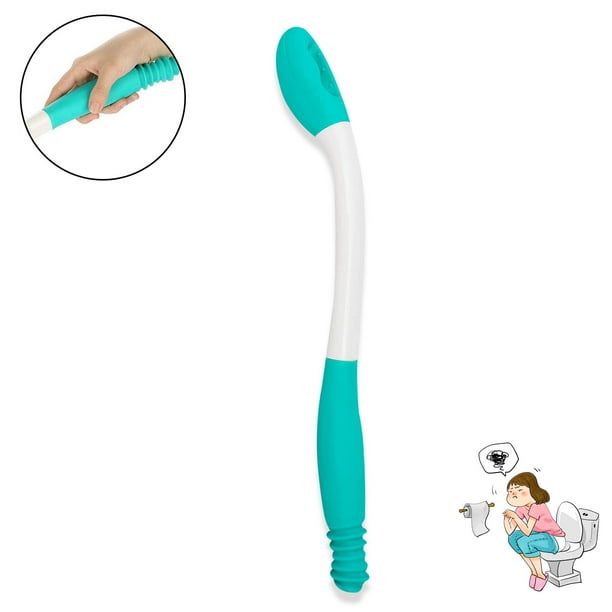15.7Inch Toilet Assist Tool, Bathroom Bottom Buddy Long Reach Comfort Wiper for Independent