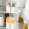 thumbnail image 6 of Sliced Cheese Container for Fridge, 4 PCS Storage Box with Flip Lid Keeper Saver Holder, 6 of 7