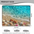thumbnail image 7 of XYZCANDO Shells Beach Washable Cargo Mat 29" x 39", Non-Slip Trunk Carpet with Stitched Edge, All Weather Durable Rear Cargo Protector for Trucks and SUVs, 7 of 7