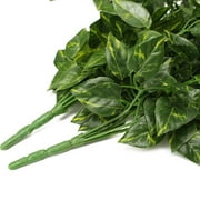 2 Bunch Artificial Silk Ivy Leaf Garland Plant 4ft Vine Foliage Fake Foliage Flowers Garden Office Wall Decor Home Decorations