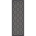 thumbnail image 1 of Safavieh Courtyard Black Indoor Outdoor Rug - Runner 2'3" x 6'7", 1 of 1