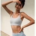 thumbnail image 5 of Chaleco de yoga, ropa interior deportiva con cinturón fino y almohadilla para el pecho para mujer, 5 of 5