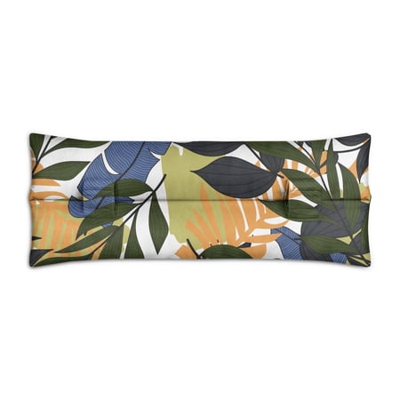 Palm Inspired Seatbelt Cushion for Mastectomy Summer Tropical Leaf Pattern, Soft & Protective Recovery Pillow